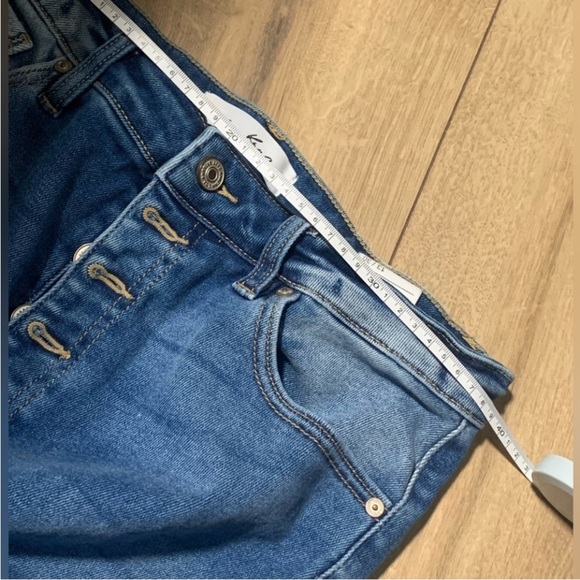 Kancan Dixie Ultra High Rise Flare Jeans (Petite) - Picture 10 of 14